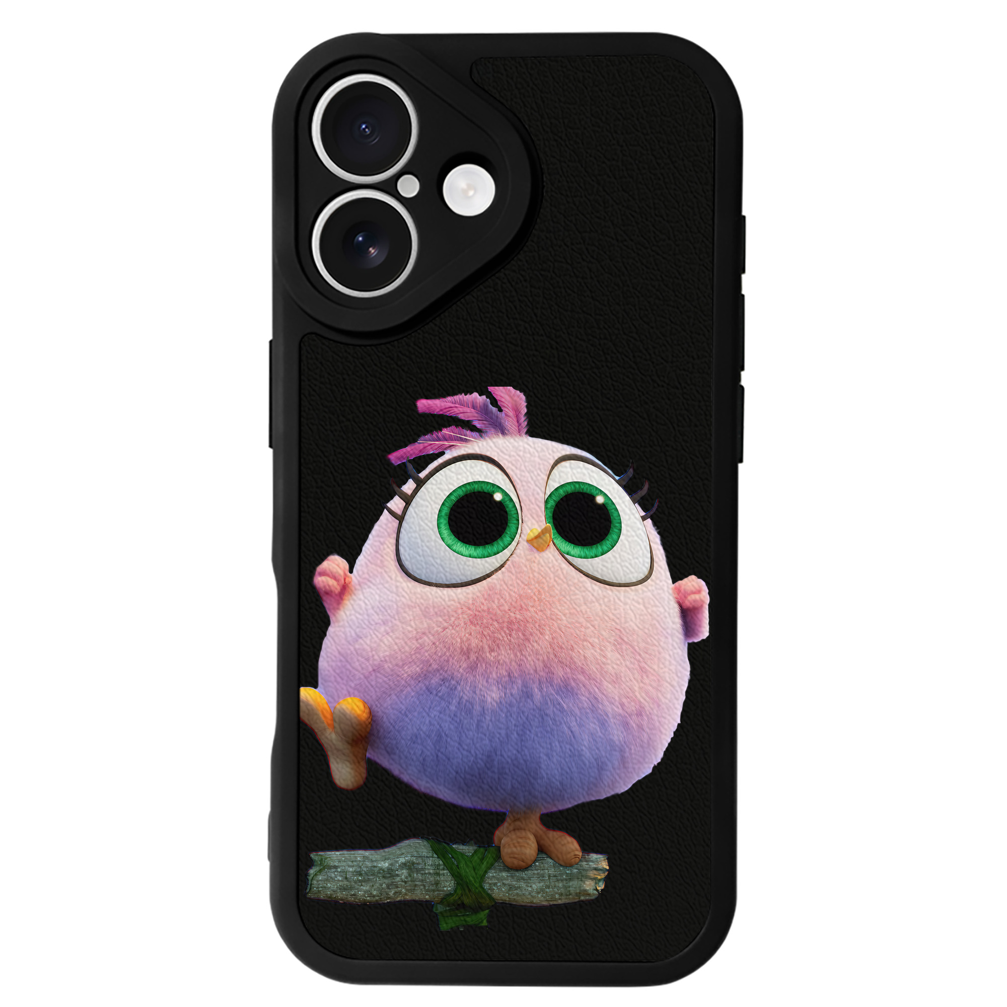 （画像用） Angry Birds アングリーバード 【iPhone 16シリーズ対応】シリコンスマホケース（レザー調） 材質：シリコン